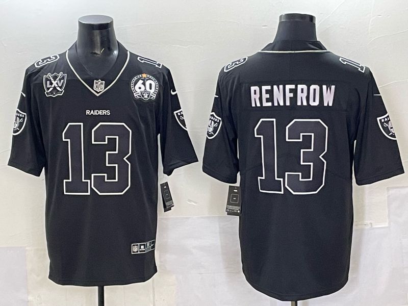 Men Oakland Raiders 13 Renfrow Black Nike 2025 Limited NFL Jersey 004